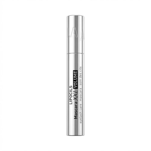 TALIKA - Lipocils Mascara XXL Volume - Soin Pousse des Cils + Effet Volumisant et Densifiant - Complexe Végétal Mythique, Peptide d'Amarantes - 89% d'Ingrédients d'Origine naturelle - 8,5 ml