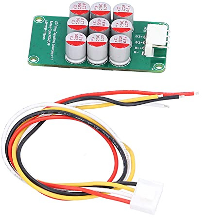 Qcwwy Lithium Battery Active Equalizer Premium Energy Transfer Board for NCM LFP LTO, Excellent Equilibrium Effect for -Akku (3S)