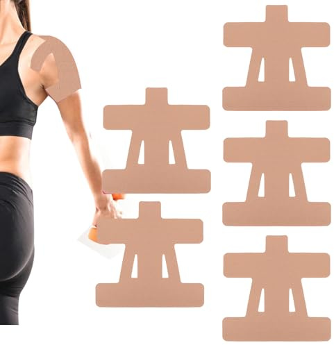 Schulter Stütztape Erholungsstreifen | Elastisches Schulter-Tape für den Badmintonschwung Bequeme Muskelpflaster Atmungsaktive Muskelstreifen Damen Herren