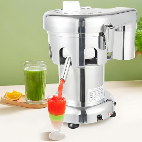 PioMue Extracteur de jus Professionnel, centrifugeuse électrique 370 W 2800 TR/Min pour Fruits et légumes, Appareil Robuste pour Usage Domestique et Professionnel