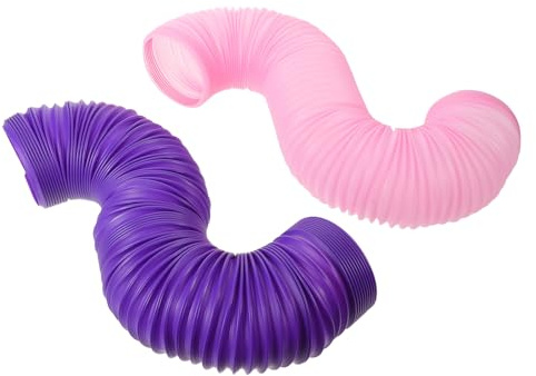 EPIGEIST 2pezzi Tunnel di Plastica Pieghevoli per Animali Domestici Tubi Espandibili per Piccoli Animali Tunnel per Criceti e Gerbilli Facile da Pulire e Assemblare per Gioco