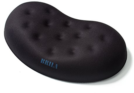 BRILA Maus Handgelenkauflage - Ergonomisch Memory-Schaum Handgelenkstütze Pad Für Laptop Computer Arbeit Und PC Gaming