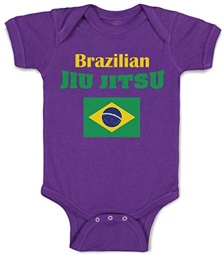 Cute Rascals Baby Bodysuit Brazilian Jiu Jitsu Martial Arts Boy & Girl Baby Clothes Funny Cotton Purple Design Only Newborn
