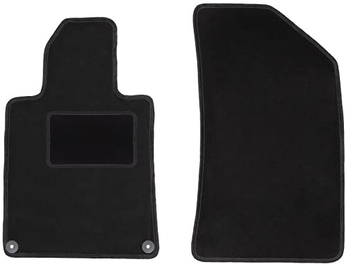 Wielganizator Automatte – Passend für Peugeot 508 I Limousine, Kombi, SW, RXH 2010-2018 – Velours – Autozubehör - Praktische Fußmatte Auto – 2-teilig - schwarz