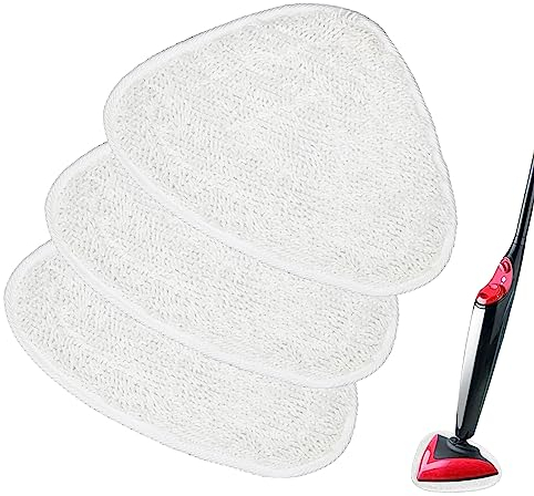 3 Pezzi Panni Ricambio Scopa Compatibile con Vileda Steam e Vileda Steam Plus Panno Ricambio Scopa Vapore Lavabile e riutilizzabile in lavatrice