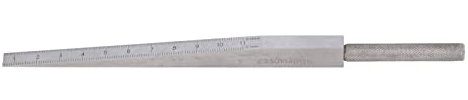 Jauge Conique, Acier Inoxydable Facile à Différencier Jauge à Coin de Soudure Portable Échelle Facile à Lire Traitement Thermique Résolution 0,1 et 0,05 Mm pour la Mesure