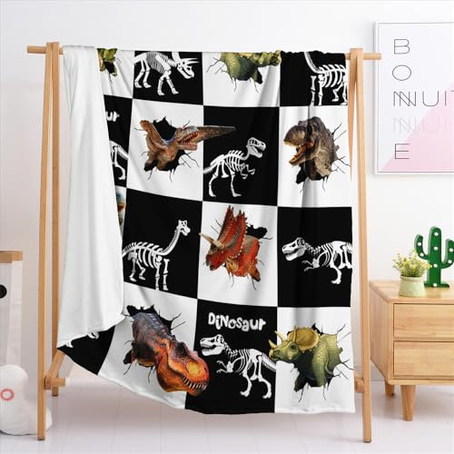 Manta Dinosaurios Cubre Sofa Mantas para Cama De Franela,Cobijas De Invierno Extra Suave,Manta Polar,Mantas para Sofa,Plaid Sofa（150X200Cm）