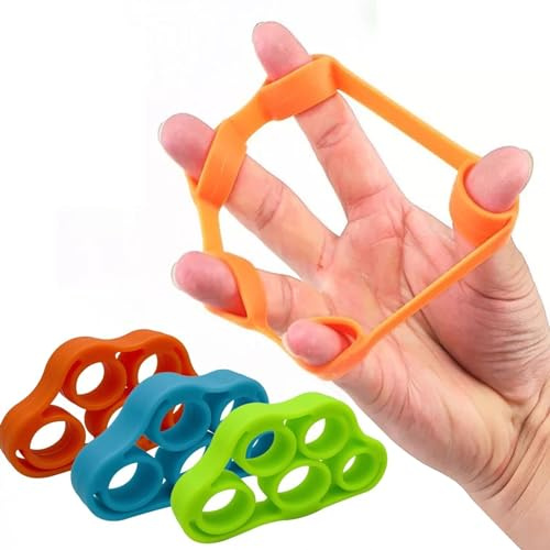 Finger Exerciser,Allenatore per Muscoli Delle Dita, Barella per Dita, Allenatore per le Mani, Allenamento Estensori e Flessori Dita,Rafforzamento Della Forza Delle Dita