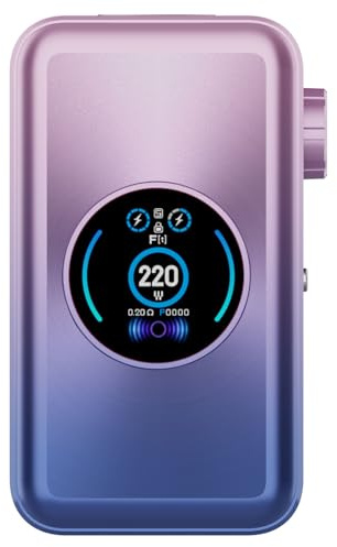 Vaporesso GEN MAX Mod - 220W Box Mod Support 510 Thread Atomizer itank T Tank, DTL Vaping, Battery (Not Included), 0.96 Inch TFT Screen E-Cigarette Vaporizer No Nicotine (Viola sfumato)