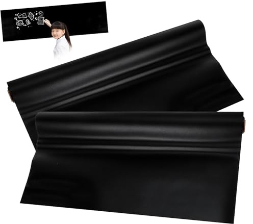 NUOBESTY 2pcs Blackboard Sticker Adhesive Chalkboard Films for School Home Decor