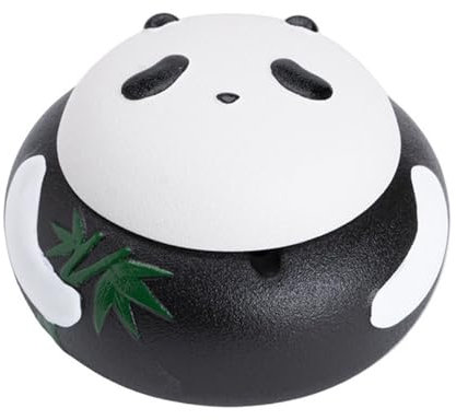 JINSHENGXINA Niedlicher Panda-Aschenbecher Aus Keramik Mit Deckel Als Dekoration for Den Couchtisch Zu Hause(A)