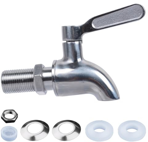 Reemplazo Universal de Grifos para Dispensadores de Agua, Repuestos para Agua Caliente/Fría, Cerveza, Vino, Zumo, Botella o Cubo