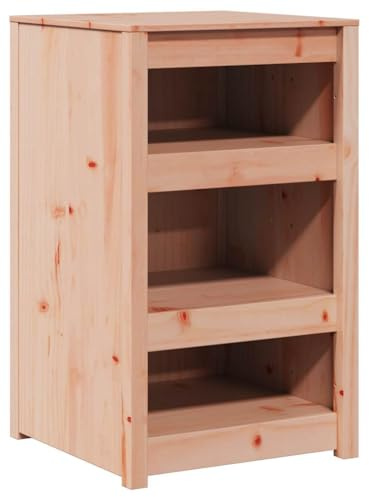 vidaXL Armadio da Cucina Esterno 55X55X92 cm in Legno Massiccio di Abete di Douglas unità di Stoccaggio Minimalista con Ripiani Regolabili per Uso Interno