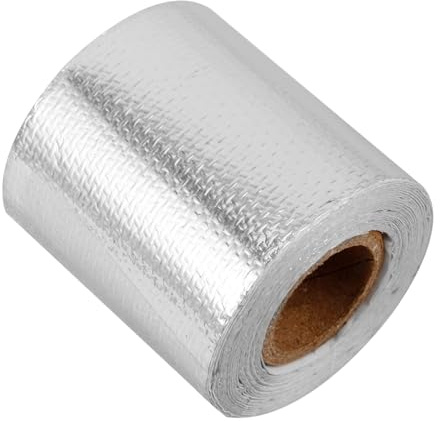 LIFKOME Cinta Adhesiva Aluminio Resistente Alta Temperatura Cinta Aislante Térmica para Hvac Duradera Uso Industrial