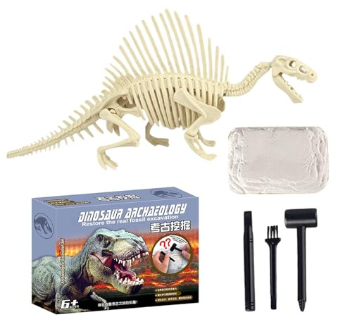 Per scavare per bambini | Set di scavi con scheletro di dinosauro - STEM Paleontologia Giocattoli scientifici Educativo Pratico