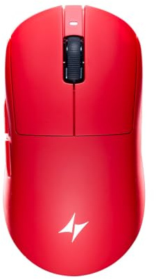 ATK Dragonfly A9 Ultimate Wireless Gaming Mouse, PAW3950 Ultra Sensor, DPI up to 42,000, 55g Lightweight, 8K Polling, 800 Hr Battery Life, All-New Nano Coating, Dual-Mode 2.4G/Wired - Red