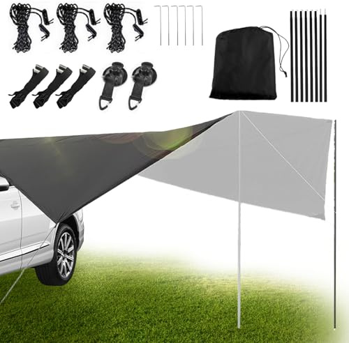 Toldo para Coche, 280 x 380 cm Toldo de Coche Acampar Gran
