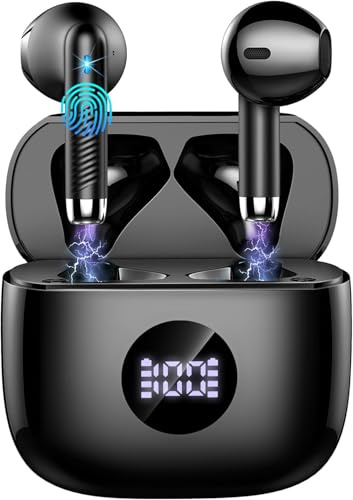 2026 Cuffie Bluetooth Auricolari Bluetooth 5.4, Cuffie Wireless con 4 ENC Cancellazione Rumore Mic, Cuffie in Ear 40 Ore di Riproduzione, Cuffie Senza Filo HiFi Stereo IP7 Impermeabili per iOS/Android