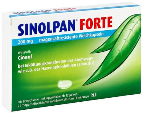 SINOLPAN forte 200 mg magensaftres.Weichkapseln 21 St