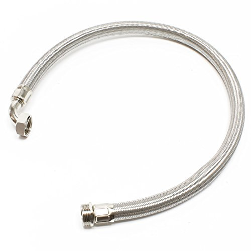 Tubo flessibile in acciaio 0,3m DN25 (1 pollice) per autoclave Tubo corazzato Serbatoio a membrana