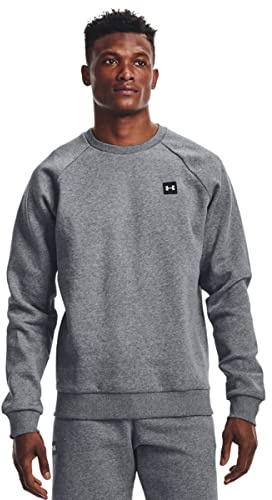 Under Armour Rival Fleece Crew, sporttröja med lös passform, bekväm och varm herrtröja