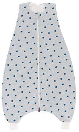 Träumeland LIEBMICH Schlafsack to Go, Größe 80, Design Sternentraum blau - mit doppelt regulierbarer Belüftung | sicheres gehen und Bewegungsfreiheit beim Schlafen