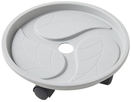 Vibhgtf Pflanzen-Caddy mit Rollen, robustes Blumentopfregal auf Rollen, Pflanzgefäß-Caddies, rollender Pflanzen-Caddy, Blumentopf-Untersetzer mit Rädern für Hausgarten