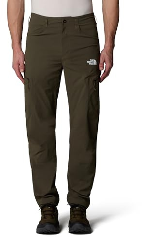 THE NORTH FACE - Men’s Exploration Regular Tapered Trousers - Lightweight, Quick-Drying, Water-Repellent Hiking Pants - New Taupe Green, 34