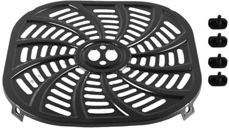 Laroal Sartén para Parrilla de freidora de Aire, repuestos antiadherentes para freidora de Aire, Bandeja para Parrilla, Placa para Verduras, Placa para Parrilla