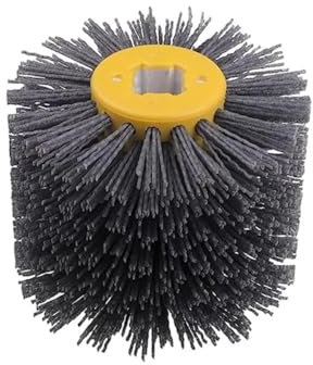 KFXYSM Spazzola Nylon,Spazzole per Trapano Spazzole for Tamburi Metallici abrasivi Sbavatura Lucidatura Ruota for lucidatura for mobili Adattatore for smerigliatrice angolare in Legno