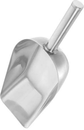 TOPPERFUN Pelle à Glace Acier Inoxydable Louche De Cuisine Polyvalente Cuillère Farine Louches Métal pour Usage Domestique Et Bar