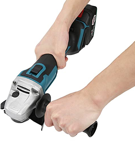 EBTOOLS Machine de Polissage de Broyeur à Angle Rechargeable électrique sans Balais avec Conception Ergonomique AC110-240V pour une Utilisation Polyvalente (Prise UE)