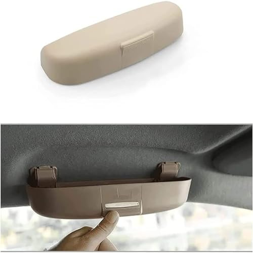 Auto Sonnenbrillenhalter Brillenetui Für BMW 5 Series G30 2018-2024, Sonnenbrillenetui Brillenhalter ABS Brillenetui Aufbewahrungsbox Verstauen Aufräumen Innenzubehör