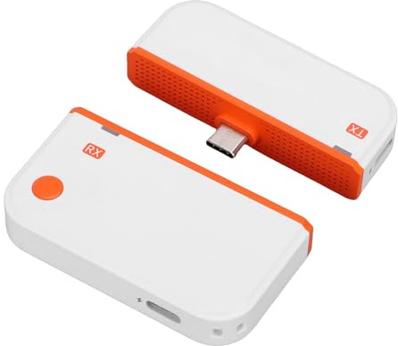Goshyda Adaptador de Pantalla Inalámbrico Tipo C a HDMI, Entrada de Decodificación 4K, Salida 1080P con Alcance de 50 M y Modos de Conexión Dual para Duplicación de Pantalla