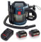 Bosch Professional 18V System Akku Nass-/Trockensauger GAS 18V-10 L (transparent, 2 Stück), Farbe