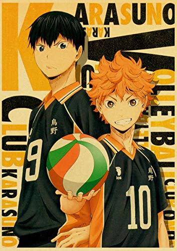 ANnjab 5D Full Drill Diamond Painting Japanischer Anime Haikyuu Diamond Stickerei Kreuzstich Mosaik Set Home Decor Geschenkquadrat 40x60cm
