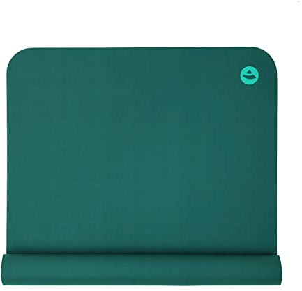 Bodhi Yogamatte ECO PRO Travel | 100% Naturkautschuk | Superleicht & Faltbar | Extrem Rutschfest | Ökologisch | Profi-Matte für Yoga | Ideal zum Reisen | 200 x 60 x 0,13 cm (XL, Jungle-green)