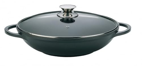 Rungassi XXL WOK Wokpfanne Pfanne mit Glasdeckel Induktion Ø 40 cm DW 40