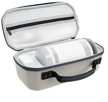Getdoublerich Étui de transport rigide en EVA pour projecteur Samsung Freestyle/EVA Étui de voyage rigide pour Freestyle 2ème génération avec compartiments dédiés pour câble et accessoires