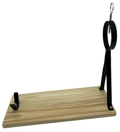 Milageto Schinkenständer aus Holz, Schinkenhalterung, praktischer Schinkenschneider, praktischer spanischer Schinkenständer, spanischer Schinkenhalter zum