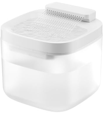 Fuente de Agua para Mascotas, dispensador de Agua para Gatos y Perros de 7.09 Pulgadas, 3 L, Fuente filtrada de circulación automática para Cachorros de Interior, Gran Capacidad para el hogar