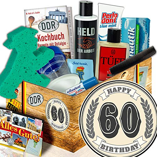 60. Geburtstag/DDR Pflege Box Mann/Geschenkidee zum 60.
