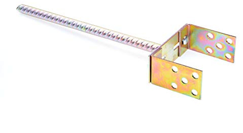 U-Pfostenträger verstellbar 0-160mm Holzpfosten mit Steindolle 400mm