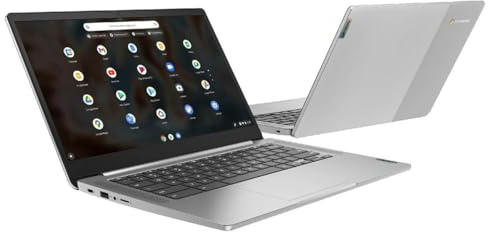 Lenovo IdeaPad 3 14M836 Chromebook 14 Full HD Touchscreen Notebook Computer, MediaTek MT8183 2.0GHz, 4GB RAM, 64GB eMMC, Chrome OS, Grigio Artico