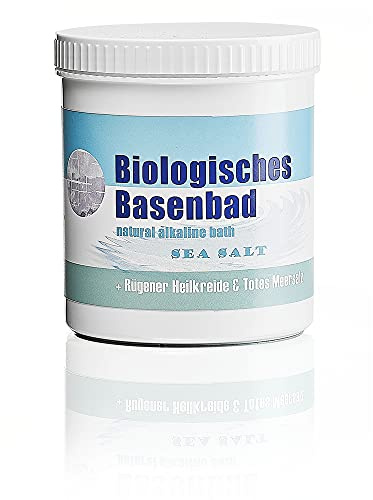 Basenbad I CristinenMoor Biologisches Badesalz basisch 600 g I basisches Badesalz mit Rügener Heilkreide und Salz aus dem Toten Meer I pH ~ 8,5