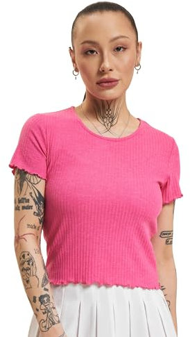 ONLY Onlemma S/S Short Top Noos Jrs Camiseta, Mujer, Fucsia Y Morado, XS