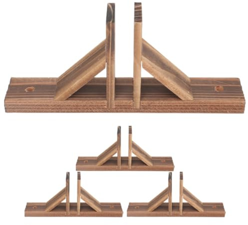 GANAZONO Supporto Divisorio Pieghevole 4 Pezzi Piedini Di Supporto Per Staccionata Triangolare In Legno Basi Per Recinzione Da Giardino Supporto Staffa Per Recinzione In Legno Recinzione