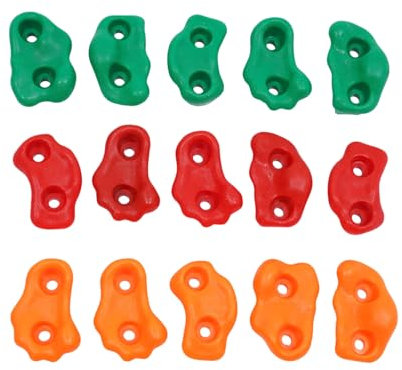 PINYELIN 25 Stück Klettersteine Kinder Outdoor Kinder Klettergriffe, Bunt Klettersteine Set Klettergriffe für Kinder Climbing Holds, für Outdoor und Indoor Kletterwand
