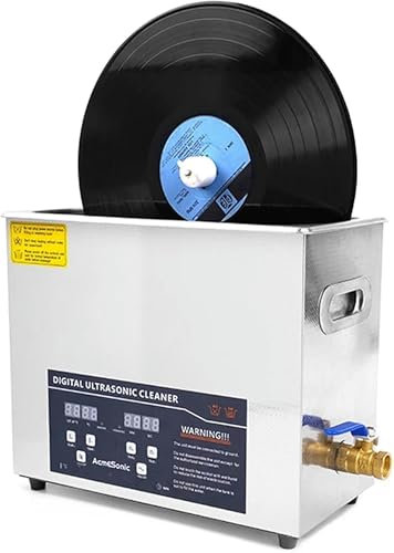 Limpiador ultrasónico Digital de 4,5 l, Limpiador ultrasónico Comercial de 180 W con Calentador y Temporizador Digital, para Piezas de máquina de Herramientas automáticas de Gafas de retención~/