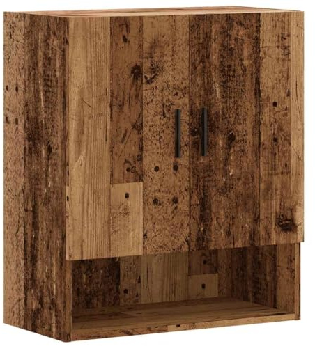 vidaXL Wandschrank Altholz-Optik 60x31x70 cm Holzwerkstoff